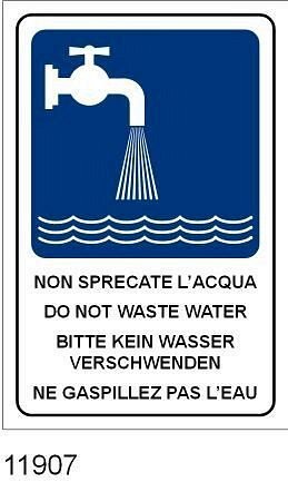 Non sprecate l'acqua