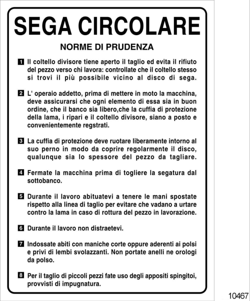 Sega Circolare - A - Alluminio - 250x350 mm - Conf 10 pz