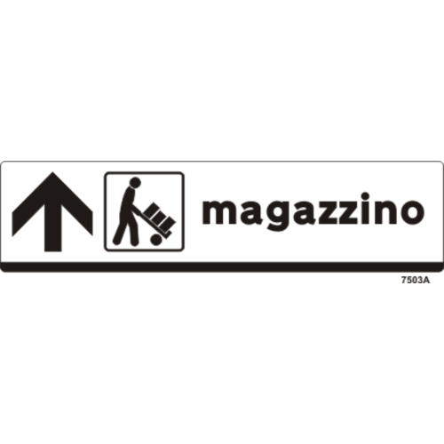 Magazzino - Direzione della freccia: AVANTI
