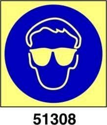 Eye protection must be worn - indossare protezione per gli occhi