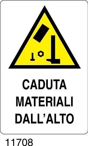 Caduta materiali dall'alto - A - Polionda 350x500 mm