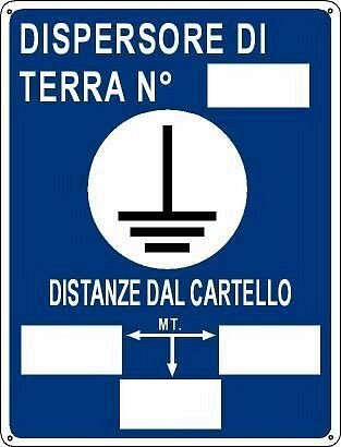 Dispersore di Terra n° - C - Alluminio 200x300 mm