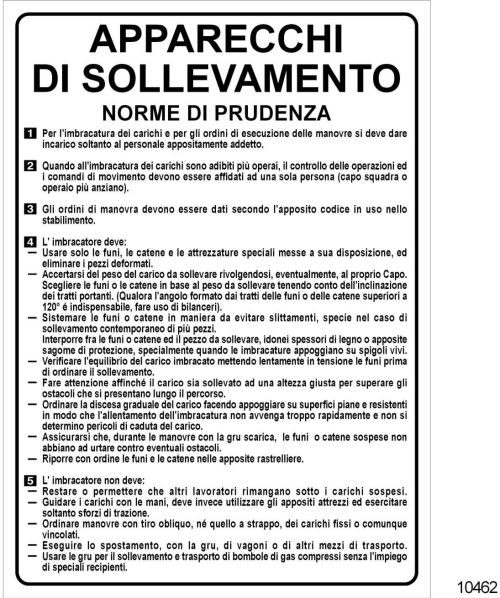 Apparecchi di sollevamento