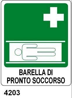 Barella di pronto soccorso - D - Alluminio 370x500 mm
