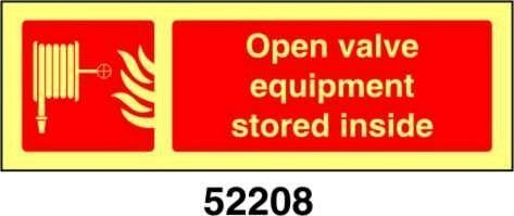 Open valve equipment stored inside - A - PVL 300x100 mm - Conf 10 pz.
