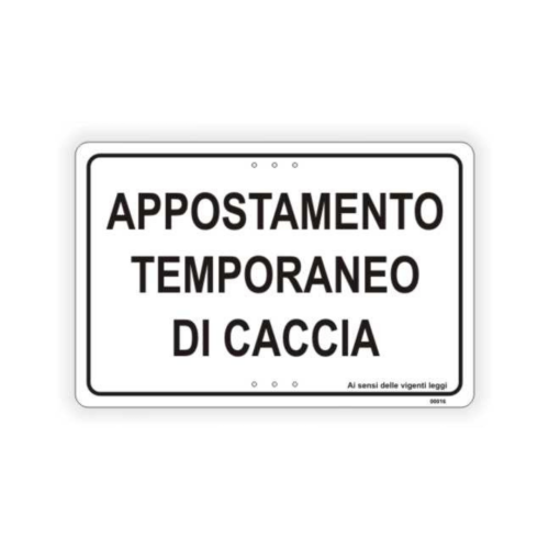 Appostamento temporaneo di caccia
