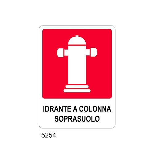 Idrante a colonna soprasuolo - D- Alluminio 370x500 mm