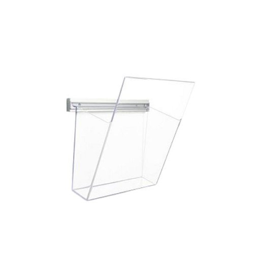 Portadepliant da Parete in Plexiglass - Formato A4 - Modello 1 tasca