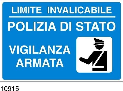 Polizia di Stato limite invalicabile
