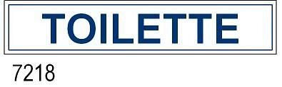 Toilette all. 400x80 mm