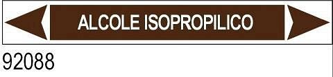 Alcole isopropilico - etichetta - B - PVC adesivo - 350x60 mm