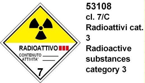 Radioattivi cat.3 cl 7/c