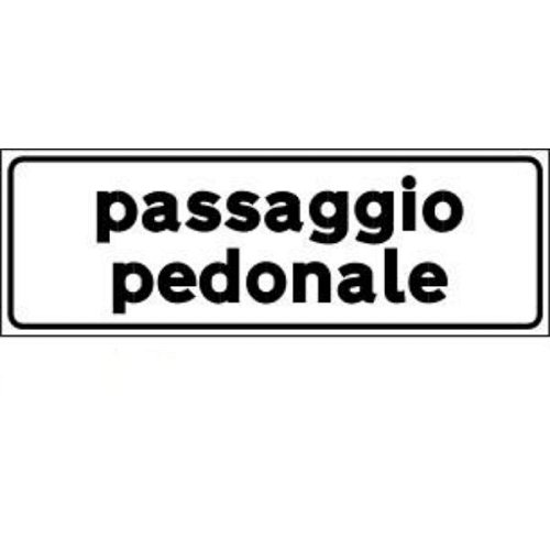 Passaggio pedonale - B - Ferro CL.1 80x27 cm