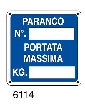 Paranco n.Portata massima Kg.