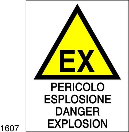 Pericolo di esplosione - danger explosion