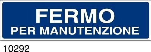 Fermo per manutenzione