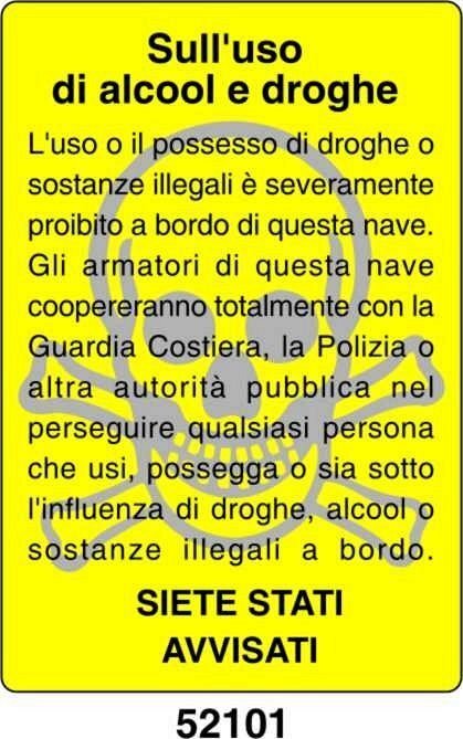 Sull'uso di alcool e droghe..