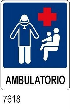 Ambulatorio - A - Alluminio - 160x210 mm - Conf 10 pz.