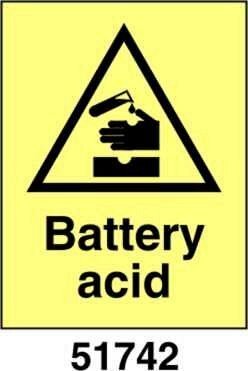 Battery acid - A - ADL 150x200 mm