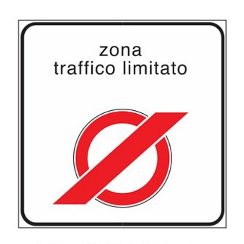Fine zona traffico limitato - B - Ferro CL.1 60cm