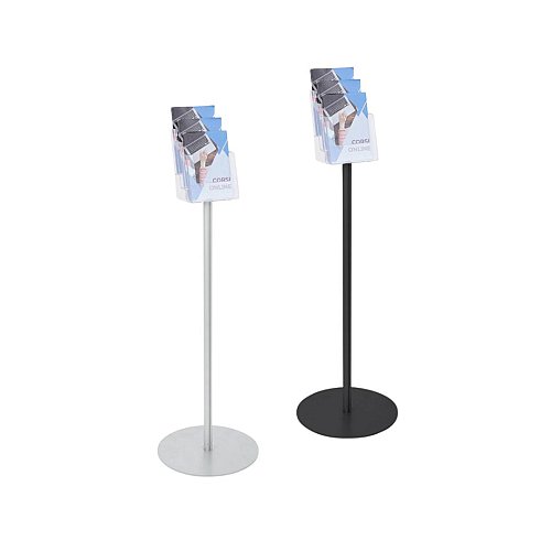 Porta depliant autoportante 3 tasche A5 verticale