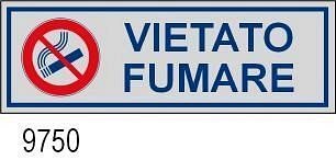 Etichetta adesiva Vietato Fumare 170x45 mm