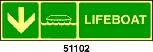 Lifeboat - A - ADL 300x100 mm