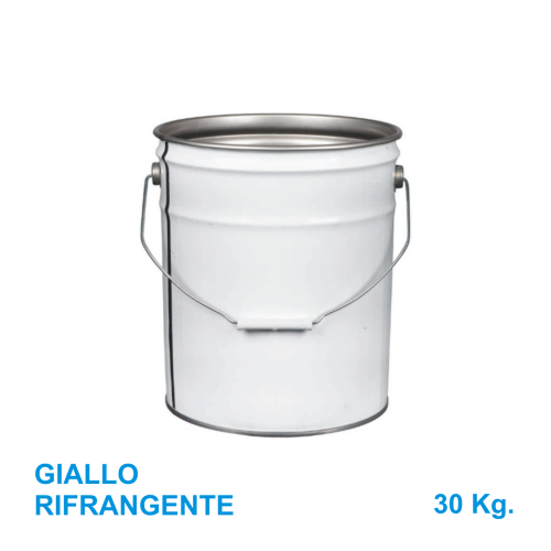Vernice acrilica a solvente di colore GIALLO rifrangente
