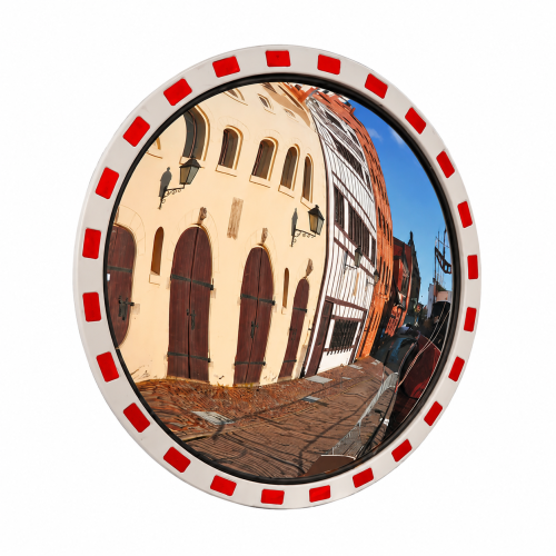 Specchio Circolare Traffic De Luxe Base con attacco palo Ø60 mm - Ø60 cm