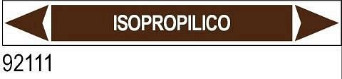 Isopropilico - etichetta - B - PVC adesivo - 350x60 mm