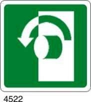 Girare la maniglia a sinistra
