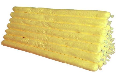 Manicotti assorbenti universali per liquidi aggressivi Ø 8 x 300 cm conf. 10 pz.