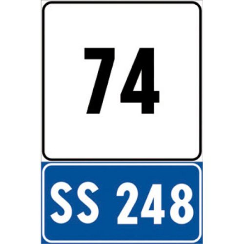 Progressiva distanziometrica per strada statale