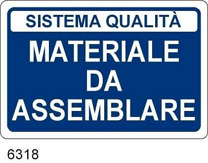 Materiale da assemblare