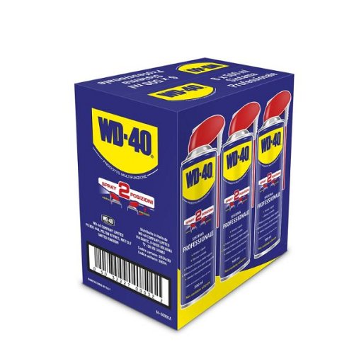 24 Pezzi - Lubrificante Multifunzione Spray Doppia Posizione Confezione 500ml WD-40