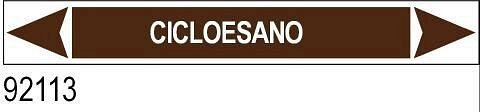 Cicloesano - etichetta - B - PVC adesivo - 350x60 mm