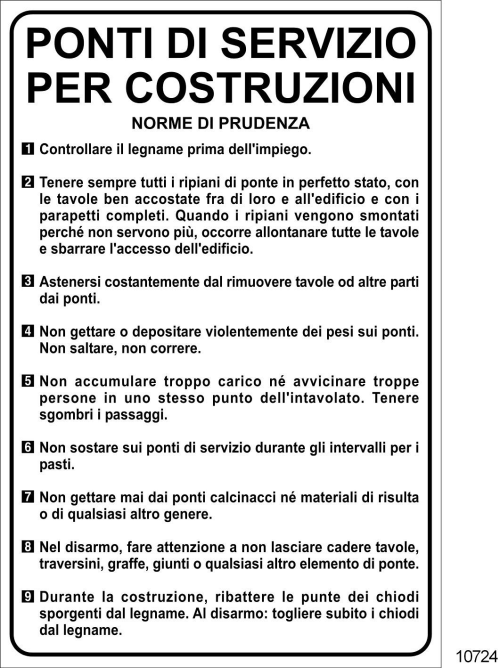 Ponti di servizio per costruzioni