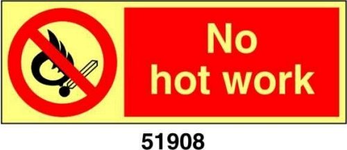 No hot work - B - PVL 300x100 mm