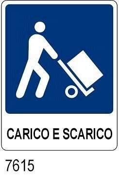 Carico e Scarico - B - Alluminio - 230x310 mm - Conf 10 pz.