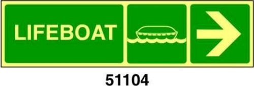 Lifeboat - A - ADL 300x100 mm