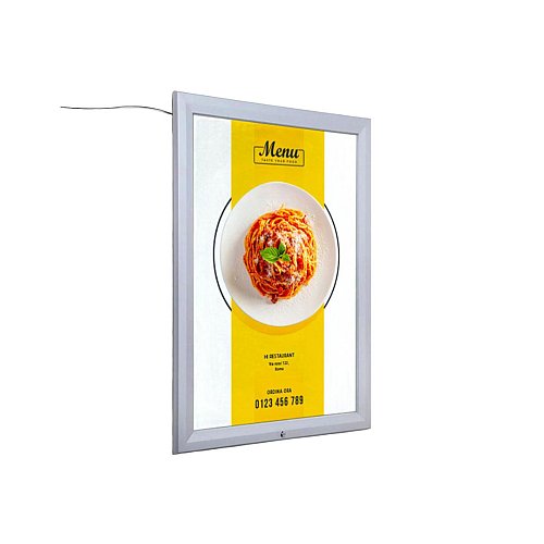 Bacheca Porta Poster Luminosa da Esterno Certificata 70x100cm