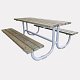 SET FAMILY CON PANCHINE SENZA SCHIENALE