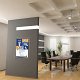 Espositore con telo Eurofit bifaccial