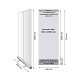 Porta Banner roll up riavvolgibile con borsa per il trasporto