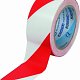 Nastro Segnaletico in pvc adesivo Rosso /Bianco h. mm 50 x mt. 33