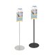 Porta comunicazioni bifacciale f.to A4 con crownerda terra con 1 tasca f.to A5da terra 4 tasche f.to A5da terra 4 tasche f.to A5da terra con tasca f.to A43 tasche formato A4 da terraavvisi in plex