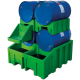 Supporto sicuro per due fusti da 200 L