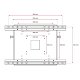Supporto monitor universale da 32''a 56''